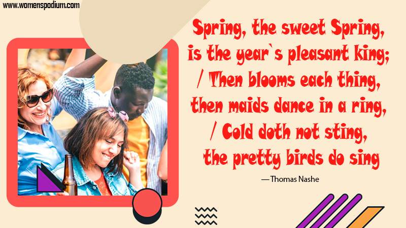 sweet spring- Spring break quotes