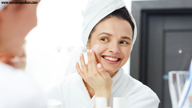 moisturizing skin