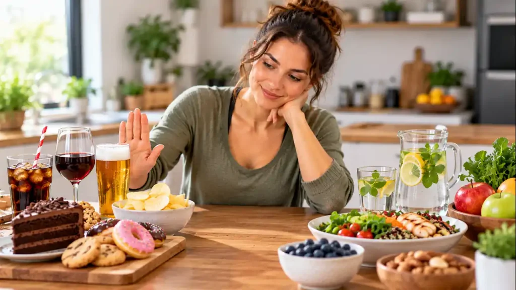 Limit added sugar and alcohol without extreme rules