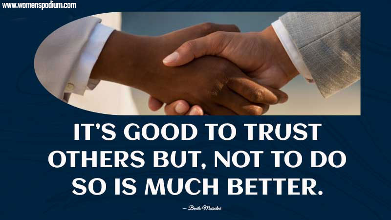 good to trust - trust quotes