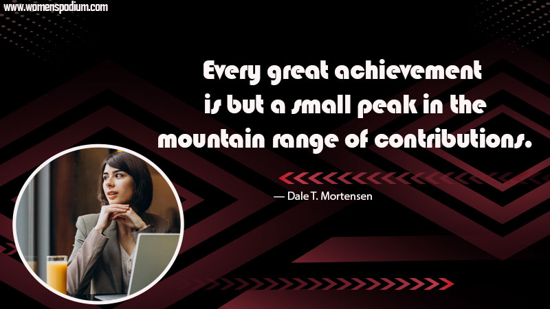 great achievement - Quotes about achievement