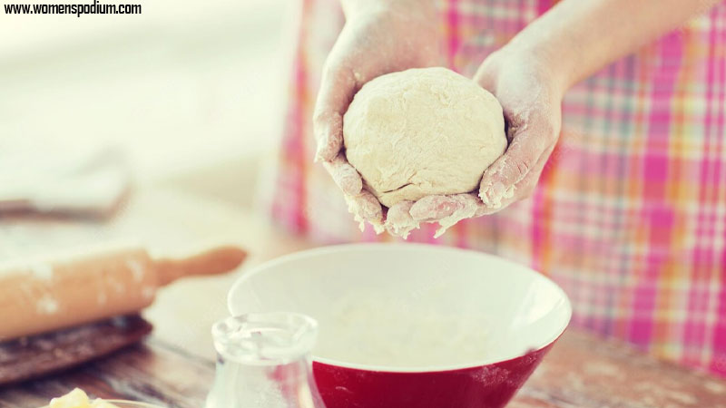 kneading dough