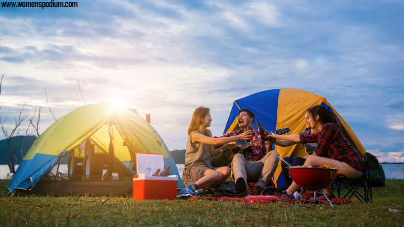 go camping - Budget Travel Tips