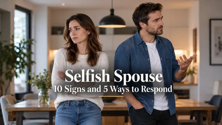 Selfish spouse: 10 signs and 5 ways to respond