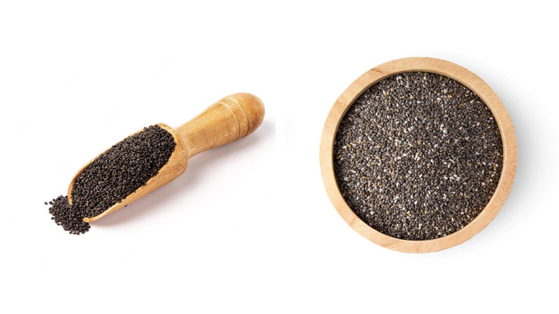 Basil vs Chia Seeds