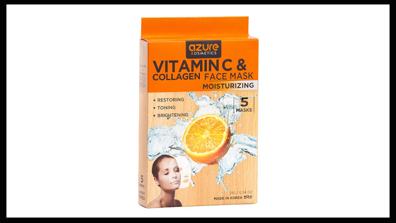 Azure Vitamin C And Collagen Face Masks