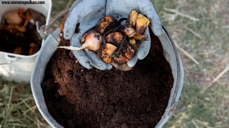 composting - terrace garden