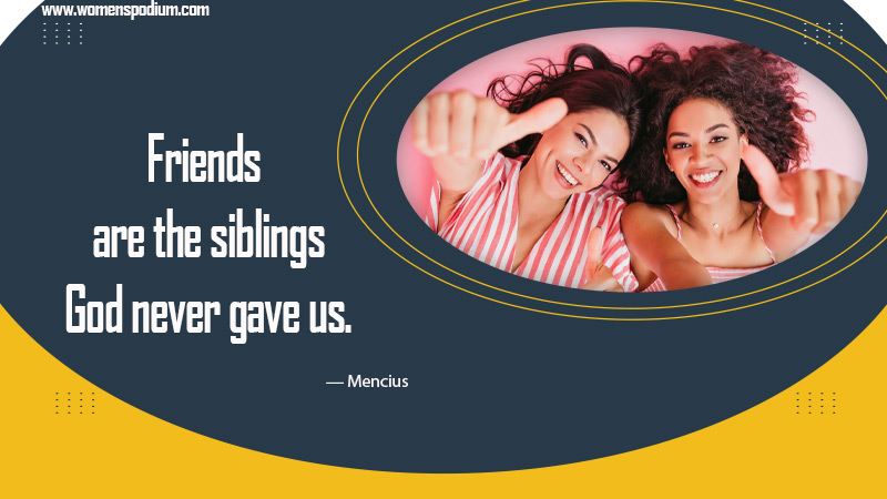 siblings are friends - Quotes On Siblings