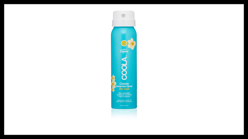 Coola Sunscreen Travel Size Spray-travel size sunscreen