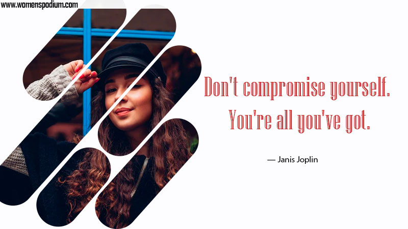 Don't compromise