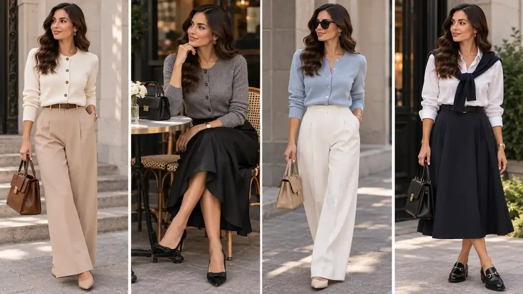 Structured cardigan as a standalone top