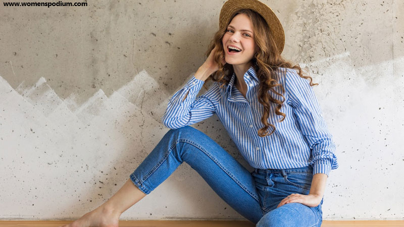 Slacks with a Button-Down Shirt-Classic Outfits for Women