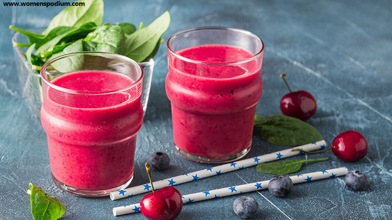 Cherry- Spinach Anti-Inflammatory Smoothie