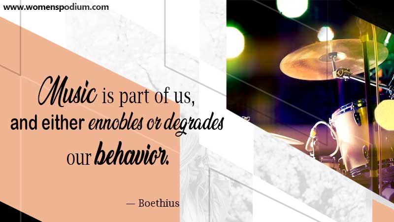 ennobles or degrades our behavior.