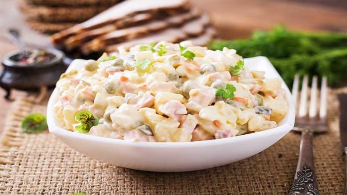 Russian-potato-salad Russian potato salad