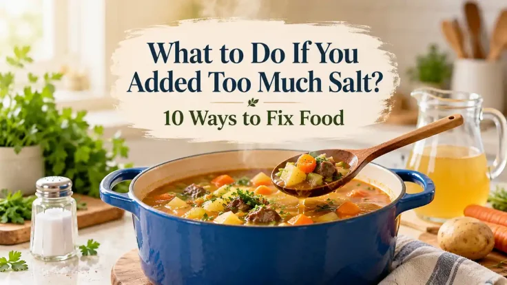 What to do if you added too much salt