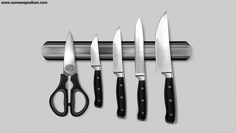 Modern Set of Knives