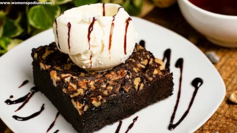 Ice-cream Swirl Chocolate Walnut christmas brownie recipe