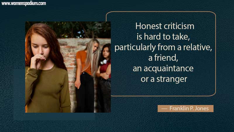 Honest criticism