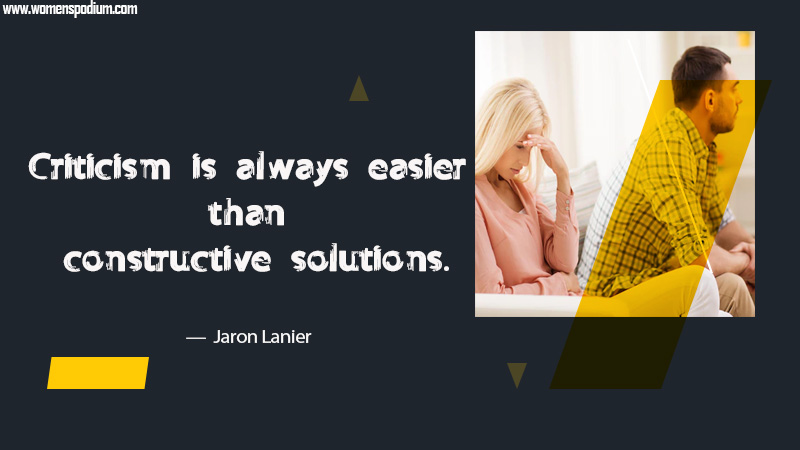 constructive - Quotes on Criticism