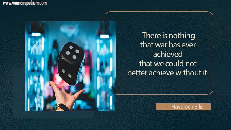Quotes on war