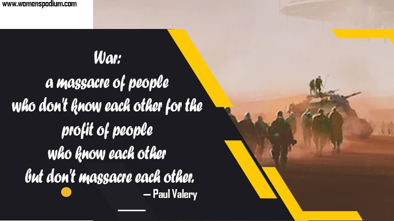 war a massacre of people