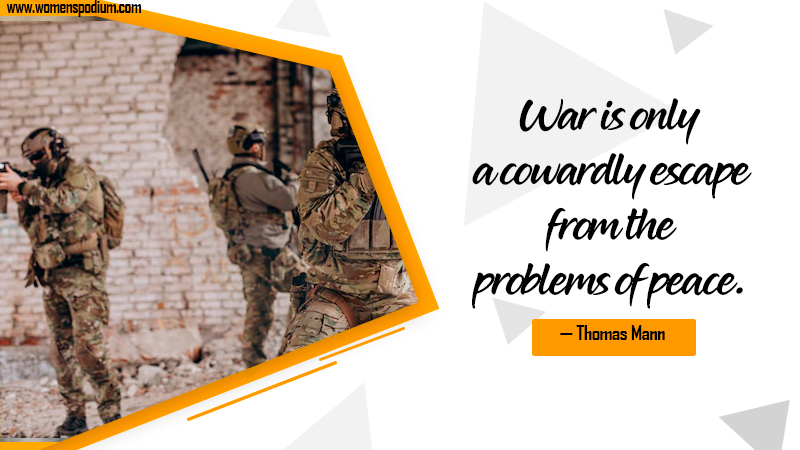 Quotes on war