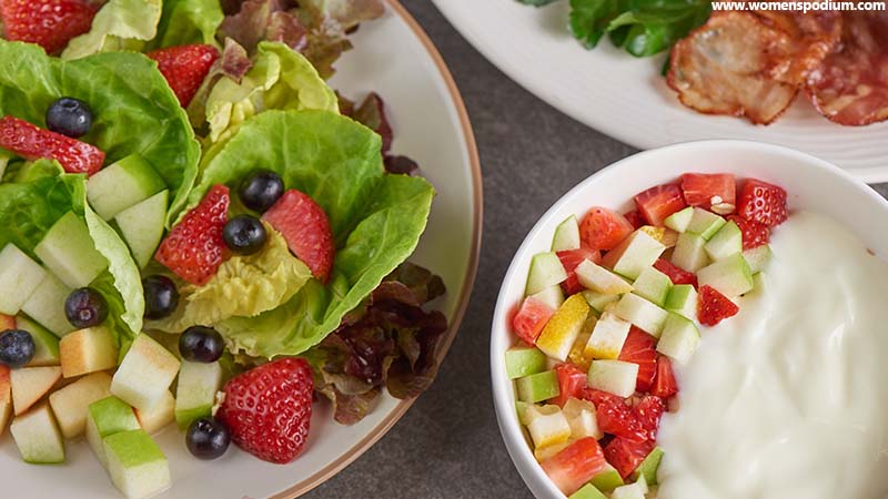 Fruit Salad With Yogurt-summer snacks