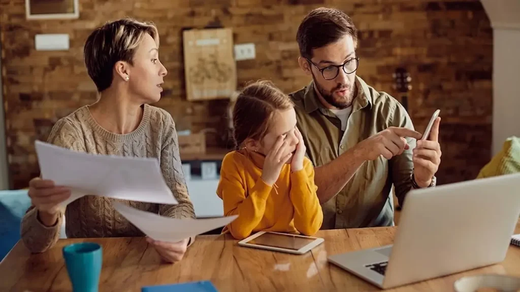 Little monitoring, guidance, or interest in the child’s life