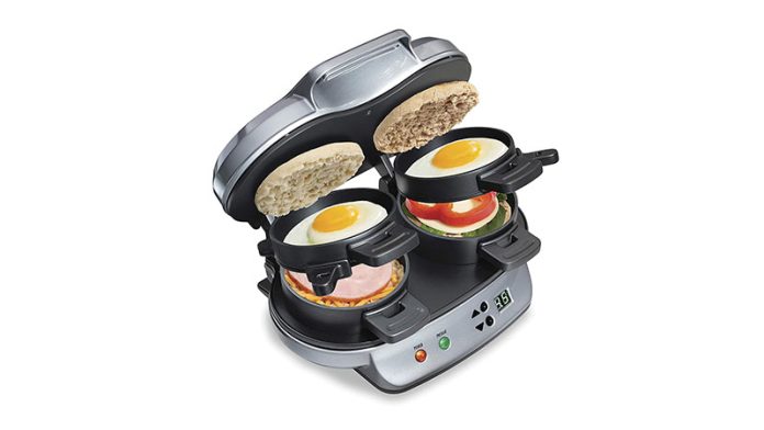 dual breakfast sandwich maker