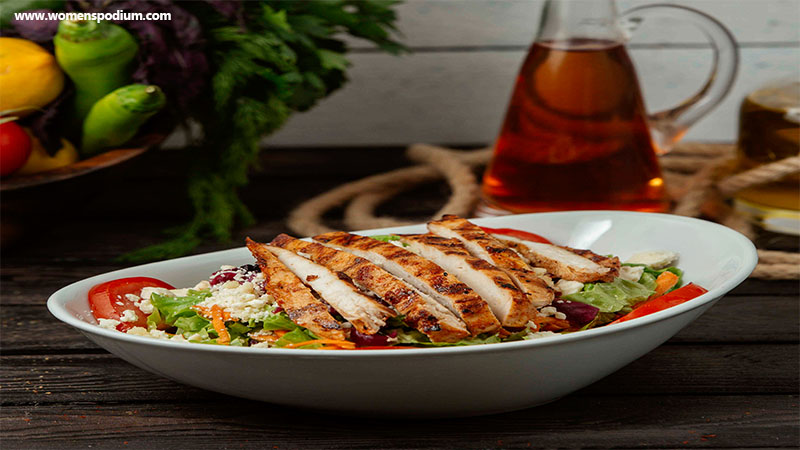 Grilled chicken salad