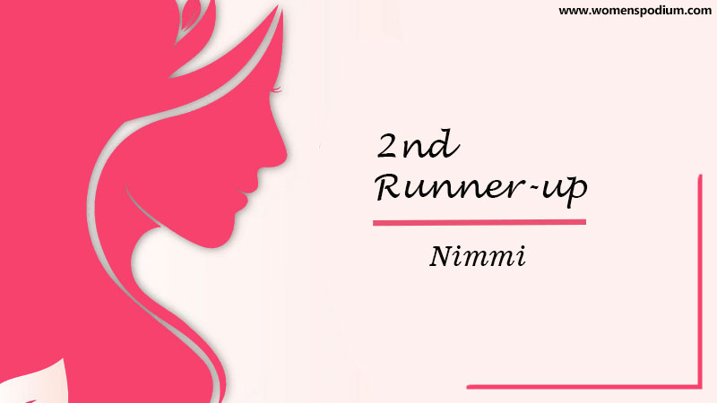 Story of SAHM Nimmi (2nd Runner-up)