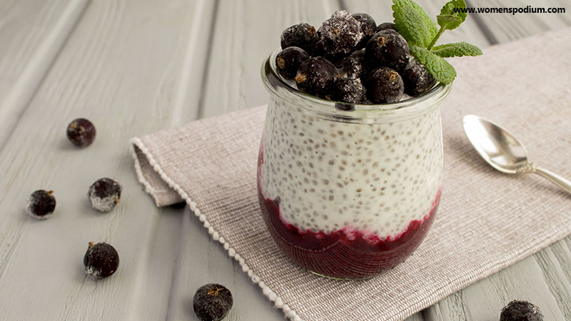 Coconut Chia pudding - Healthy Breakfast for Weight Loss