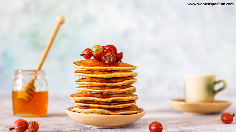 Vegan Pancakes - Healthy Breakfast for Weight Loss