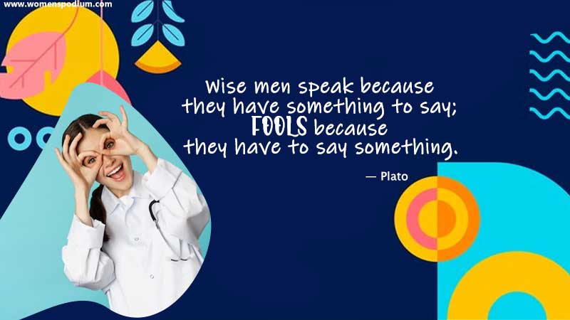 Plato Sarcastic Quotes on Stupidity