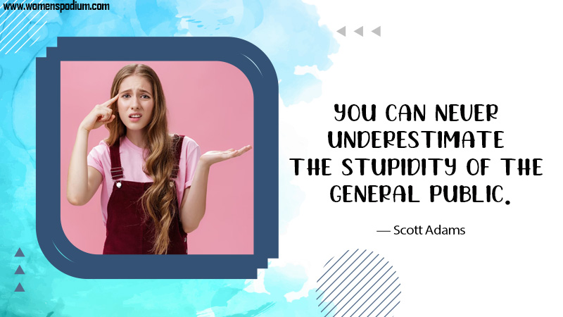 quotes on stupidity