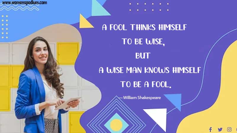 William Shakespeare Sarcastic Quotes on Stupidity