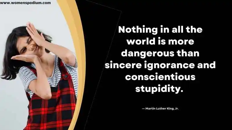 quotes on stupidity and ignorance
