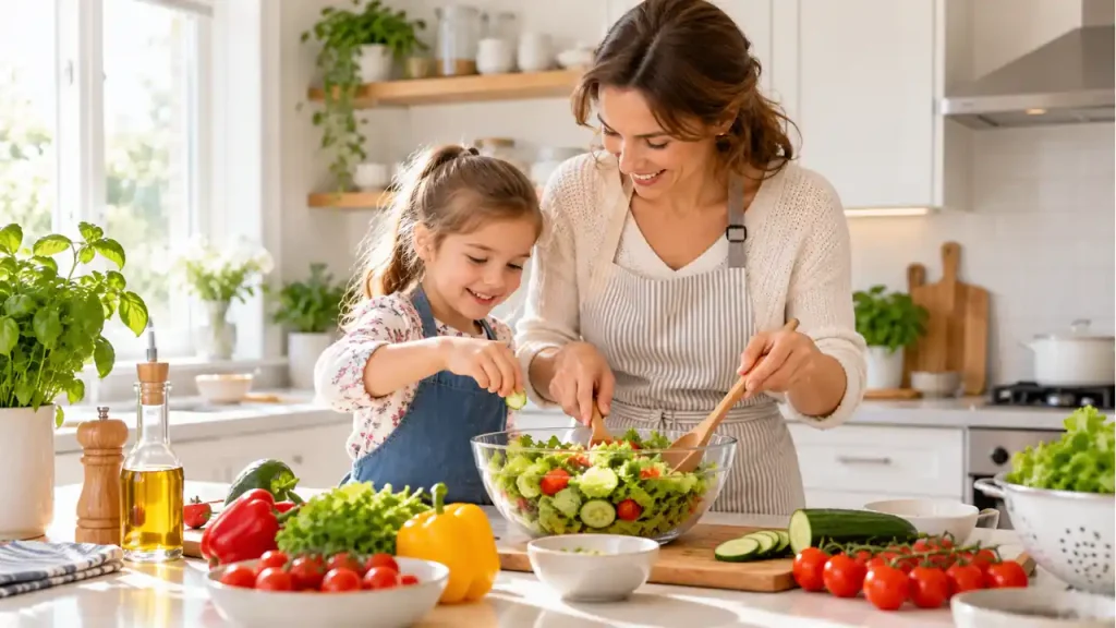 Prepare meals without creating more work for single mother