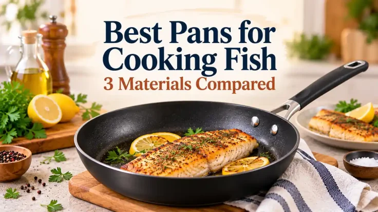 The best pans for cooking fish: 3 materials compared