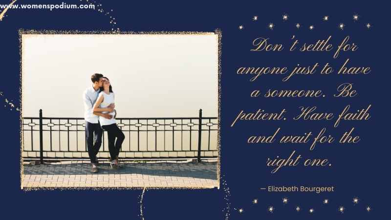 be patient - quotes on patience and love