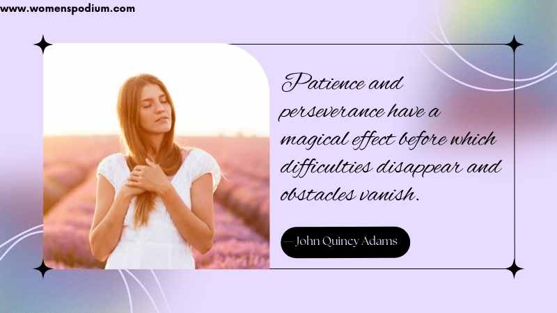 difficulties disappear - quotes about patience and love