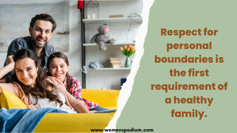 Respect for personal boundaries