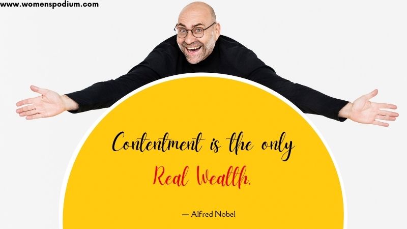 contentment is wealth