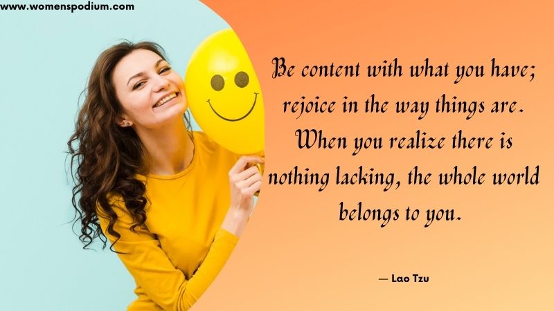 Contentment Quotes to Seek Peace