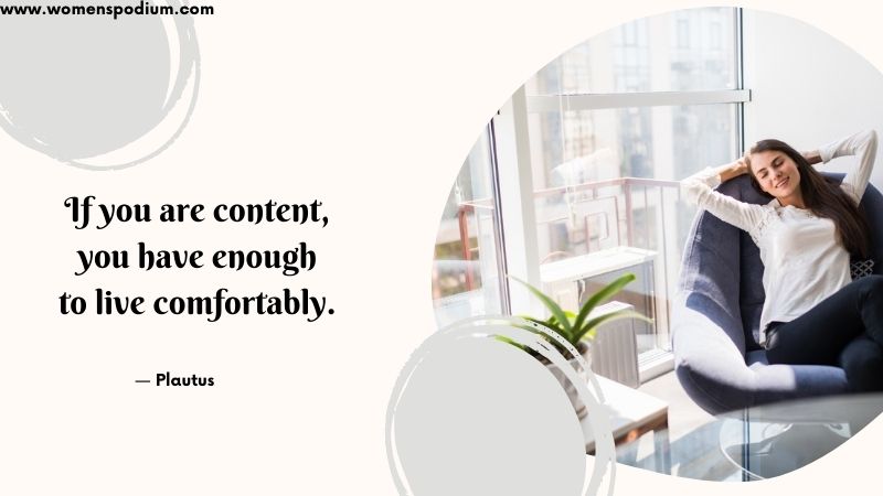 Being Content Quotes