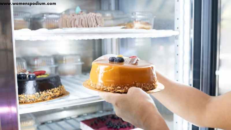 cheesecake in fridge