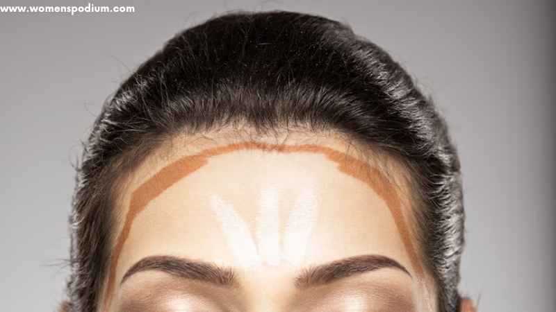 contour forehead