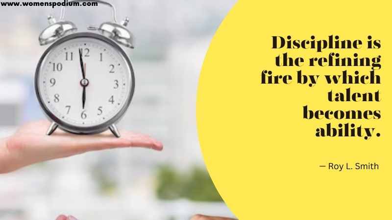 discipline is fire - quotes on discipline