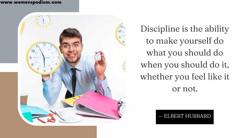 discipline is the ability